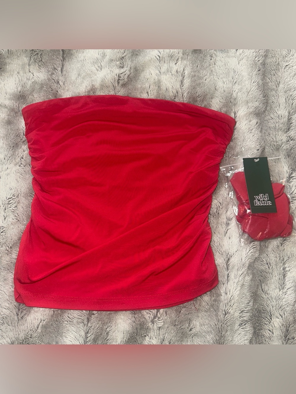 BRAND NEW women’s small ‘Wild Fable’ red tube top